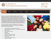 Tablet Screenshot of drdanareid.com